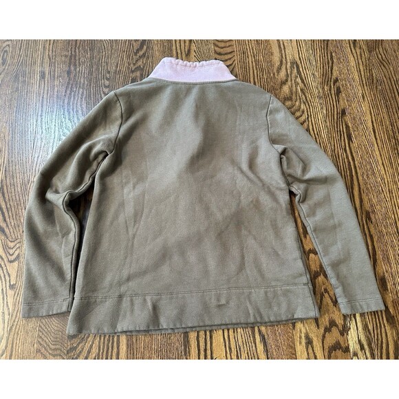 LL Bean Womens Signature Colorblock Sweatshirt Organic Cotton Long Sleeve Size S - Picture 10 of 10